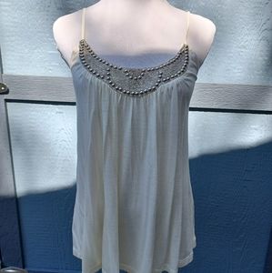 Cute white spaghetti strap top